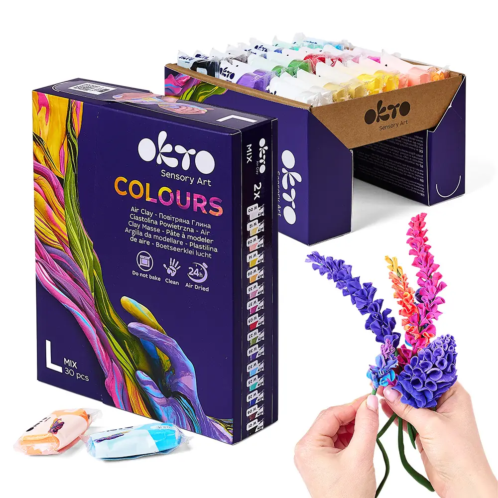 OKTO Colours Luftknete Weiß (Größe L)