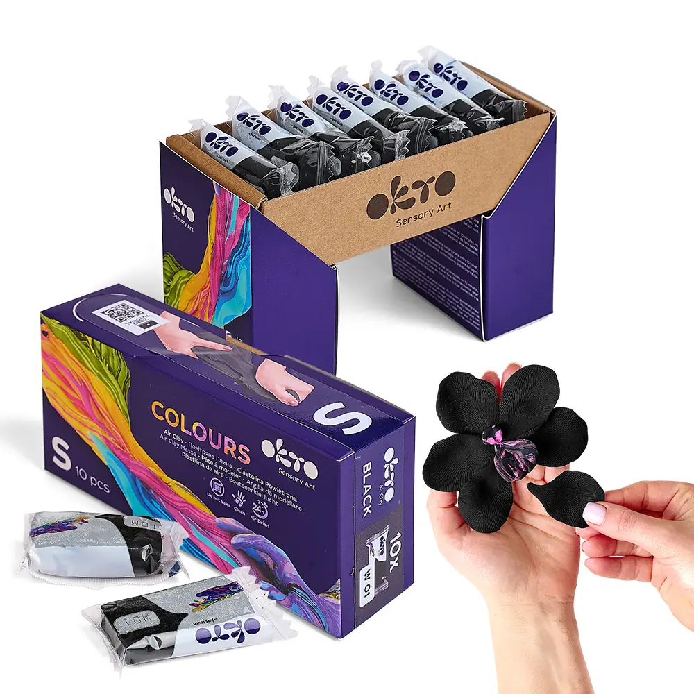 OKTO Colours Luftknete Schwarz (Größe S)