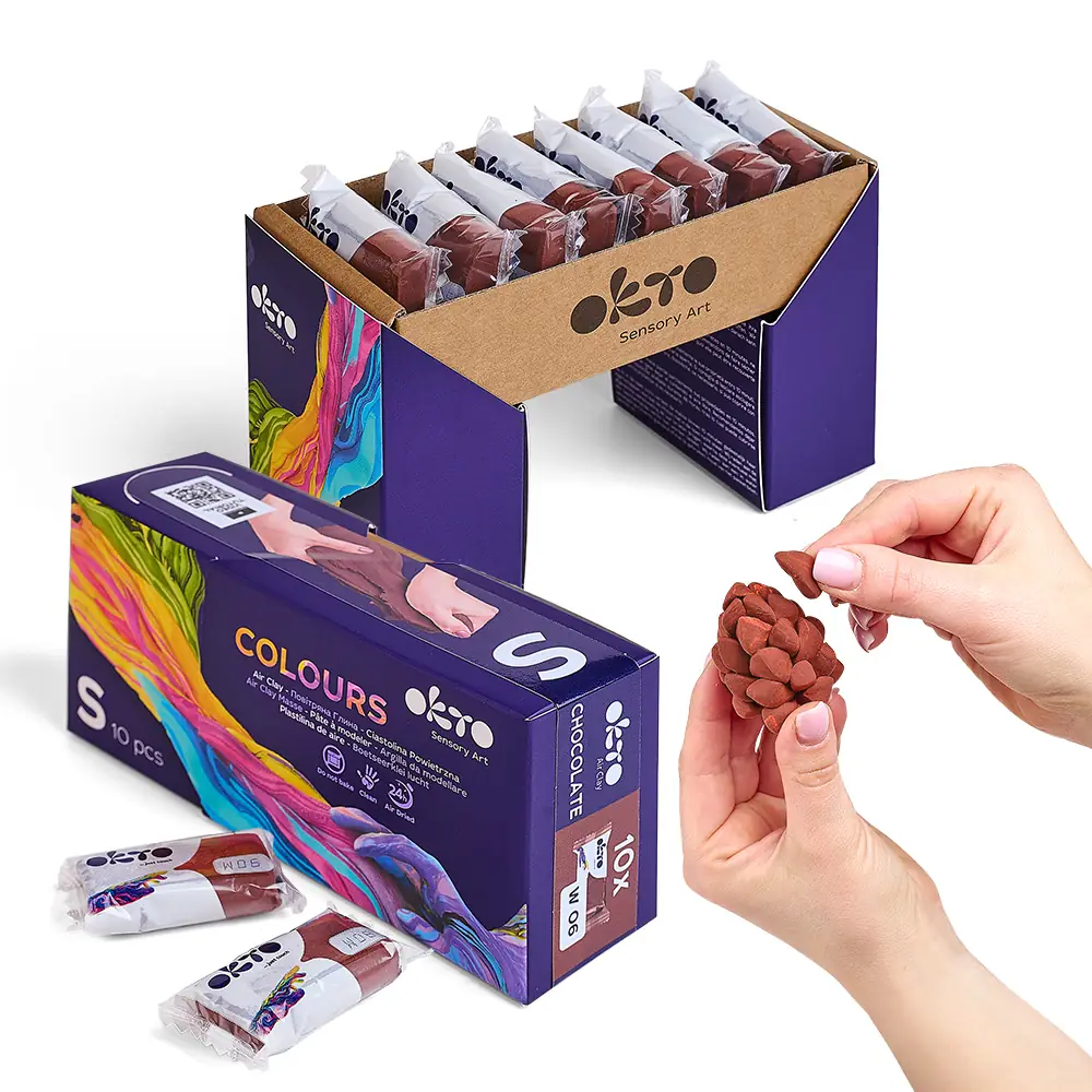 OKTO Colours Luftknete Schokolade (Größe S)