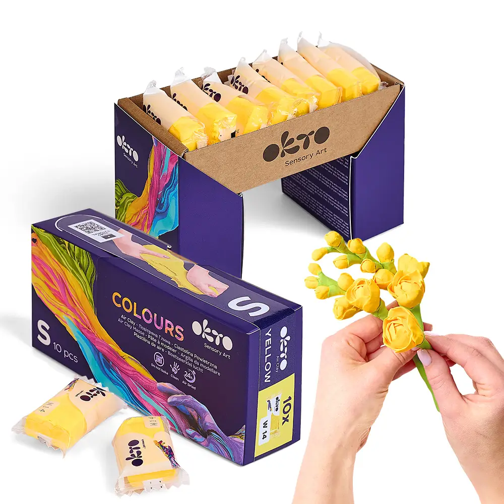 OKTO Colours Luftknete Gelb (Größe S)