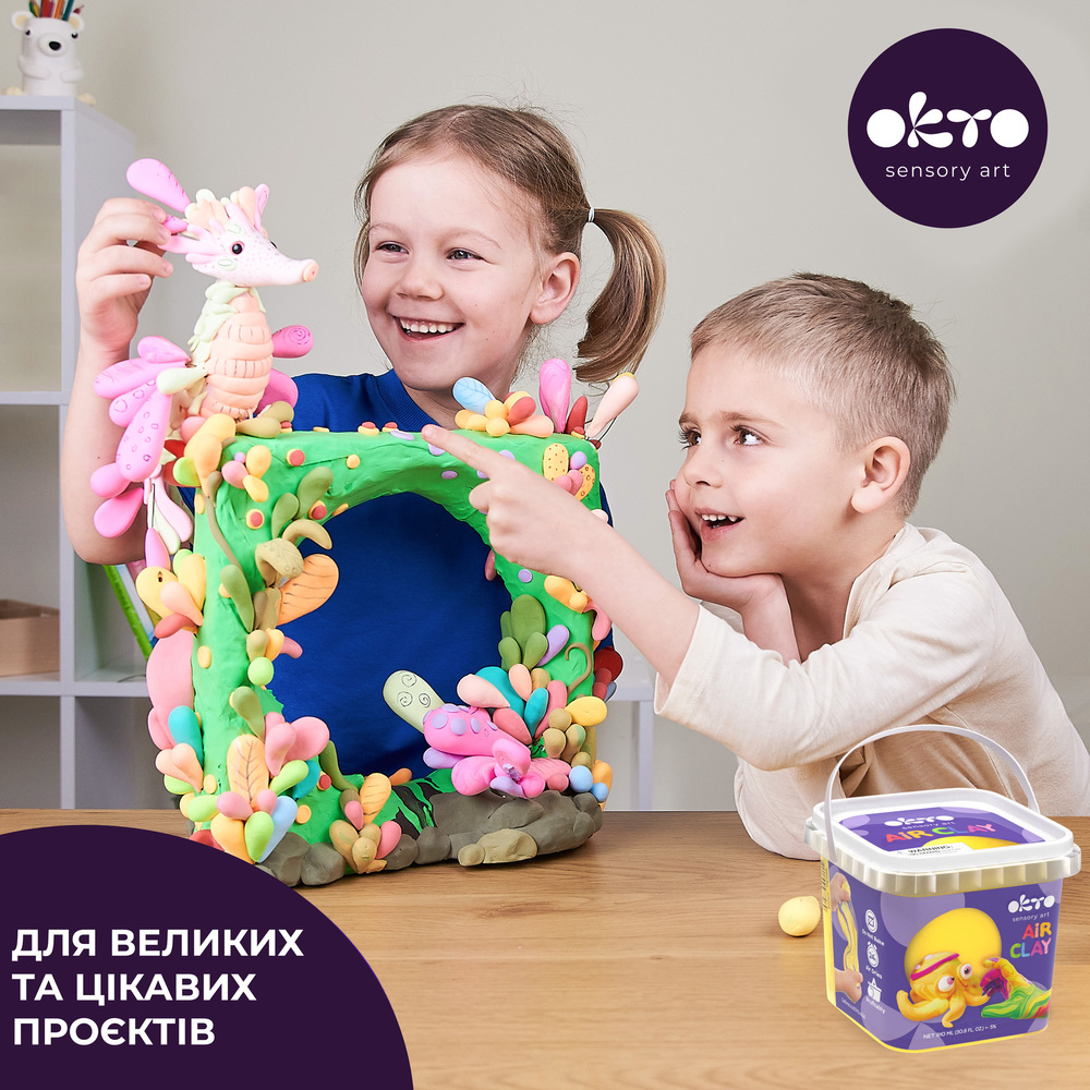 Sets von Plastilin für Kinder